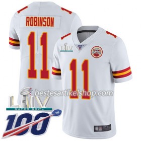 Herren Kansas City Chiefs Trikot Demarcus Robinson 11 Nike Weiß 100th 2020 Super Bowl LIV